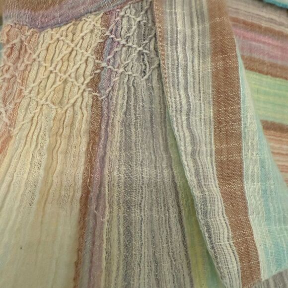 HOLDING HORSES Pastel Striped Button-Down Blouse - Picture 3 of 11